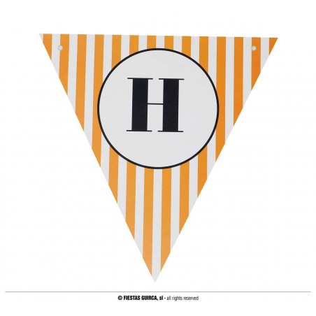 GALLARDETE HALLOWEEN 300 CMS 20X20 CMS HQ
